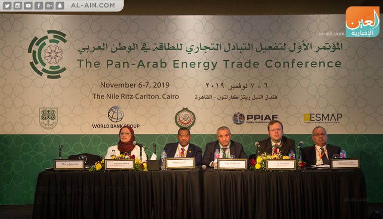 جانب من أعمال المؤتمر الأول للتبادل التجاري للطاقة في الوطن العربي 