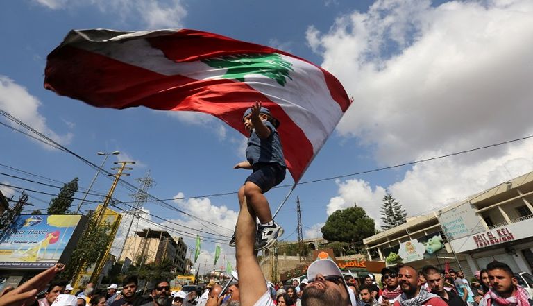 جانب من الاحتجاجات اللبنانية
