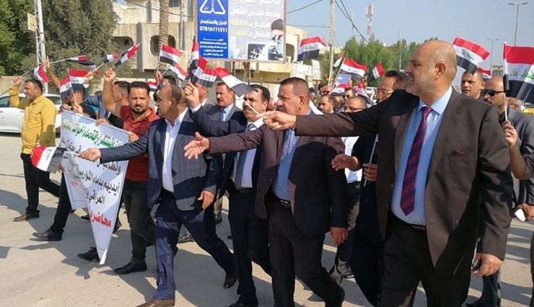 رفض شعبي لخطابات رئيس الحكومة العراقية