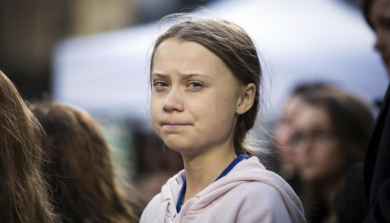 ناشطة المناخ السويدية الشابة جريتا تونبرج
