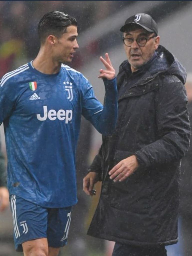 رونالدو بعد استبداله