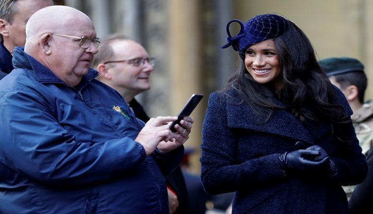 الأمير هاري وميجان يزوران نصب "وستمنستر آبي" التذكاري