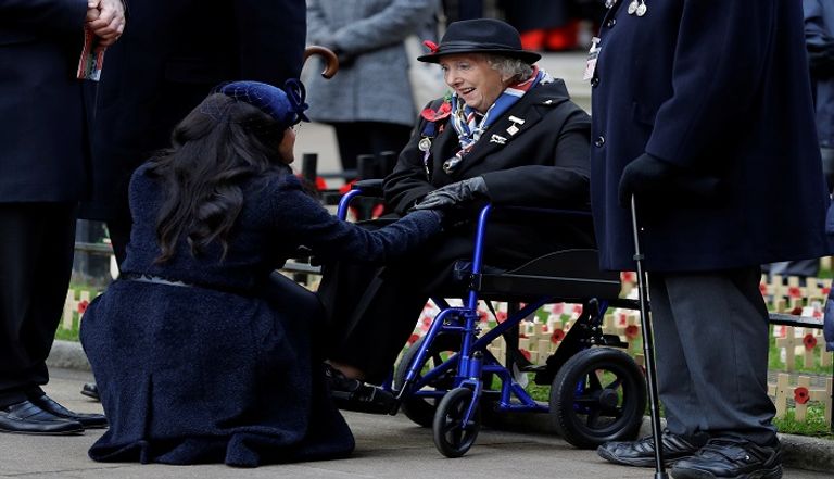 الأمير هاري وميجان يزوران نصب "وستمنستر آبي" التذكاري