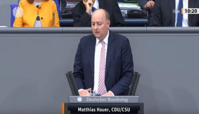 النائب في البرلمان الألماني ماتياس هاور
