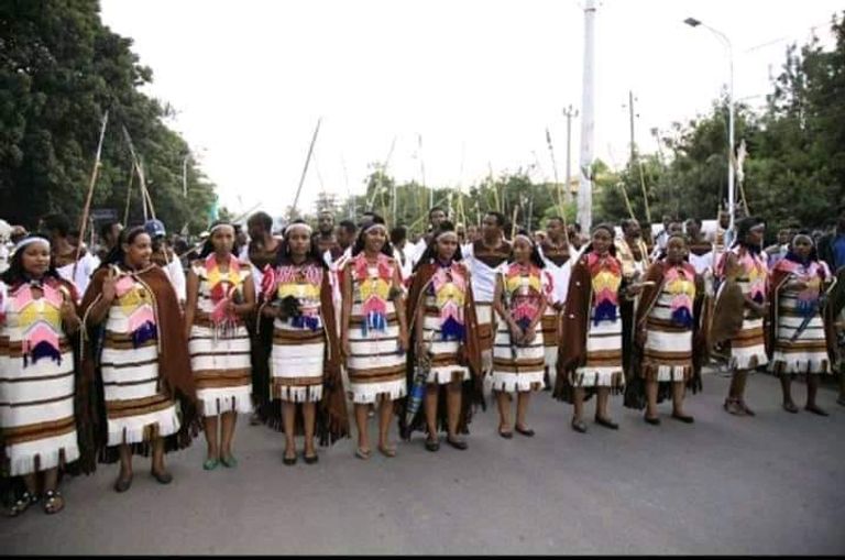 فتيات من قومية السيداما بإقليم شعوب جنوب إثيوبيا