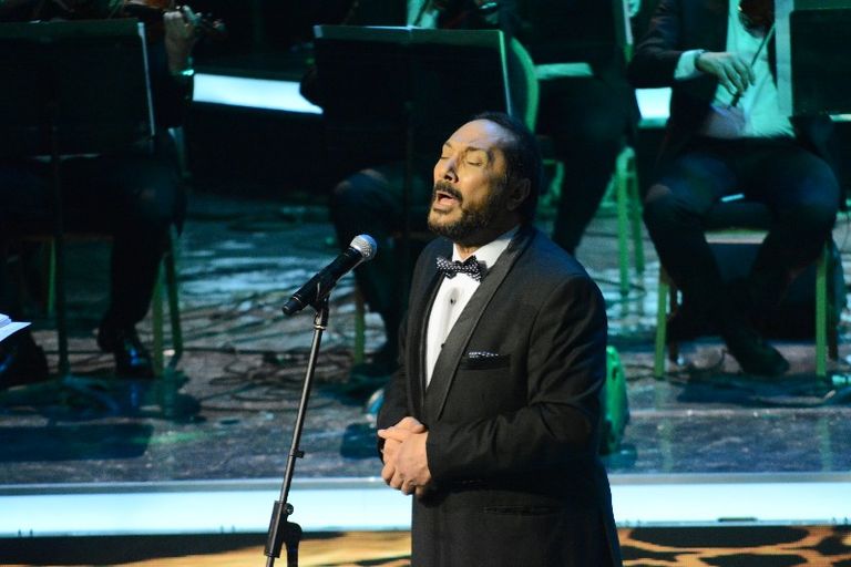 الفنان علي الحجار بمهرجان الموسيقى العربية