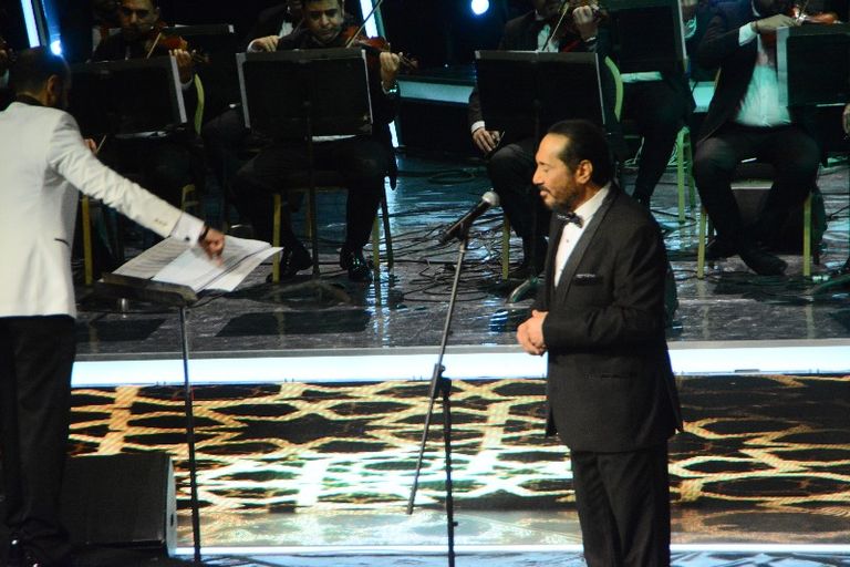 الفنان علي الحجار بمهرجان الموسيقى العربية