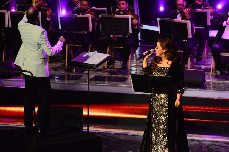 الفنان علي الحجار بمهرجان الموسيقى العربية