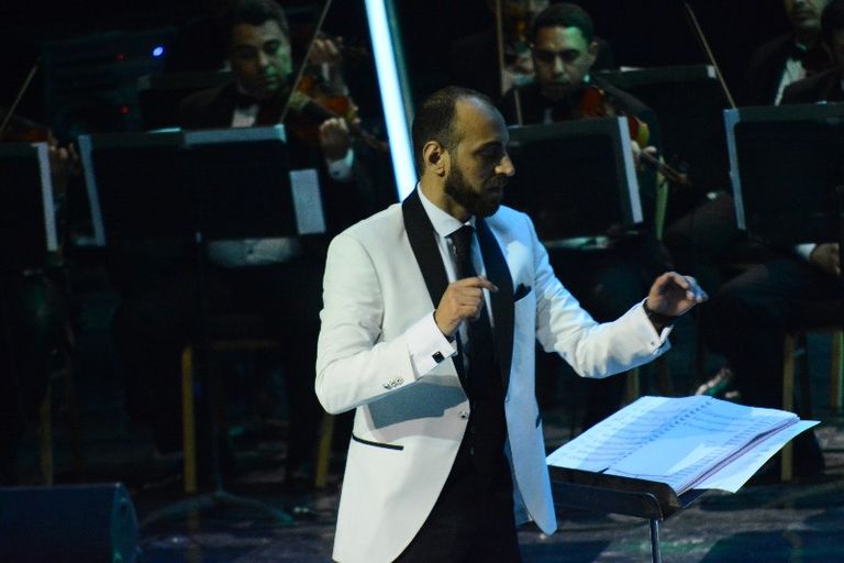 الفنان علي الحجار بمهرجان الموسيقى العربية