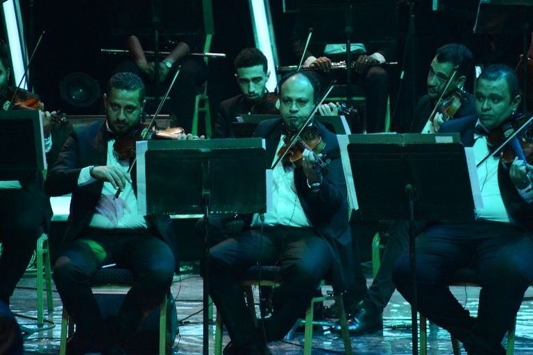 الفنان علي الحجار بمهرجان الموسيقى العربية