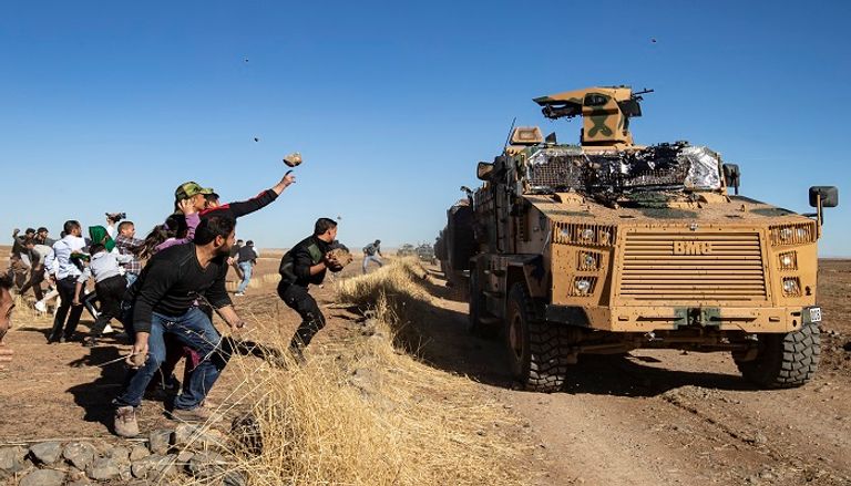 الدوريات التركية في شمالي سوريا- أ.ف.ب