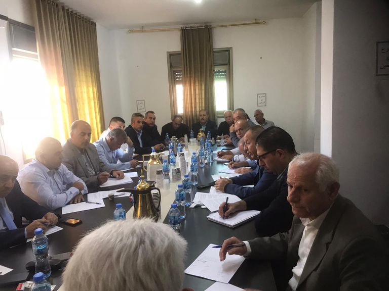 اجتماعات قيادات حركة فتح الفلسطينية