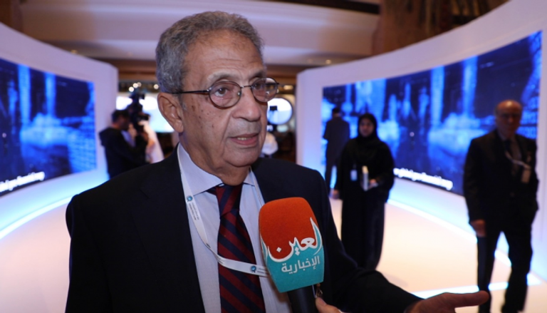  الأمين العام الأسبق لجامعة الدول العربية عمرو موسى