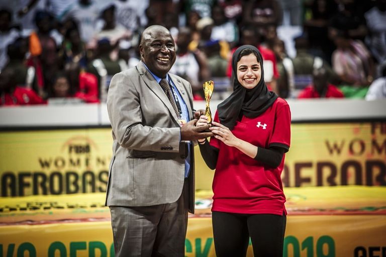 ثريا محمد وجائزة هدافة كأس أمم أفريقيا ثريا محمد