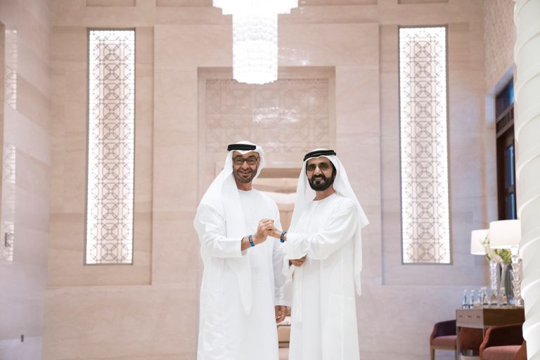 محمد بن راشد ومحمد بن زايد يشهدان تخريج الدفعة الأولى من