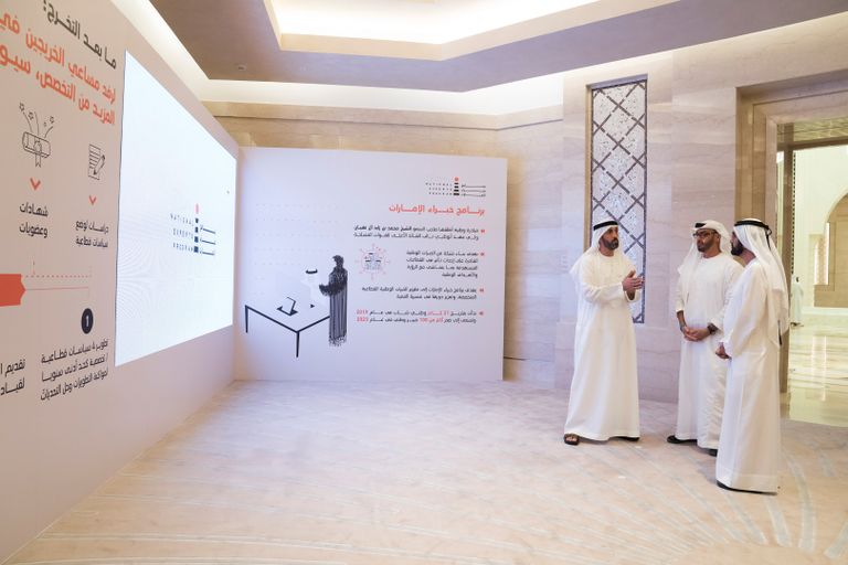 محمد بن راشد ومحمد بن زايد يشهدان تخريج الدفعة الأولى من