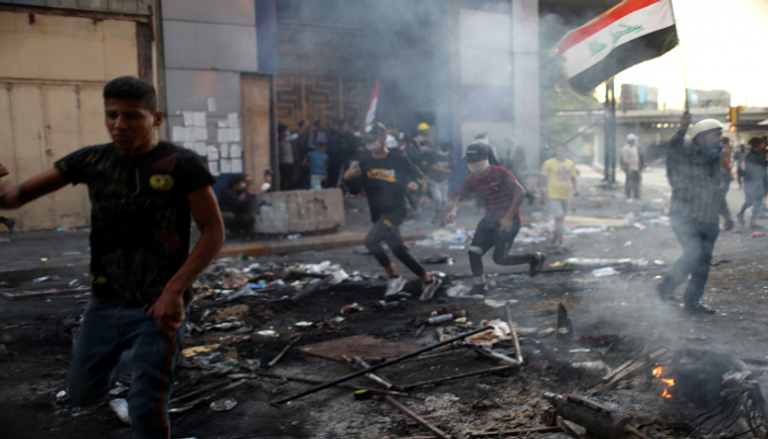 المليشيات وقوات الأمن تستخدمان العنف ضد المتظاهرين العراقيين