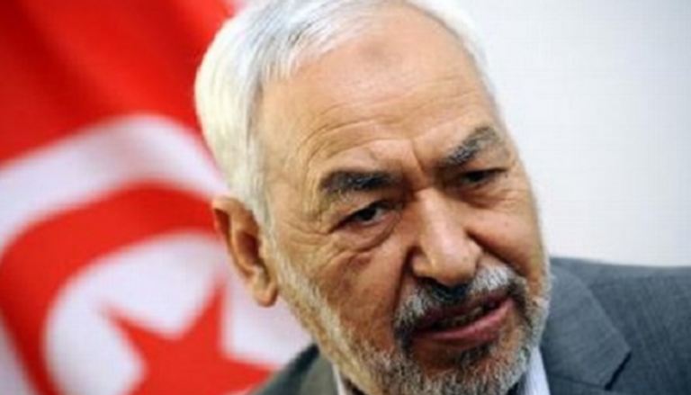 راشد الغنوشي زعيم حركة النهضة الإخوانية في تونس