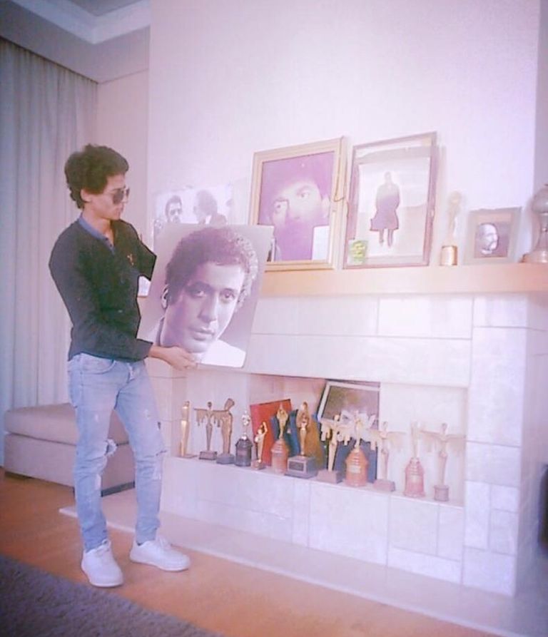 الفنان الراحل هيثم زكي وخطيبته إنجي سلامة