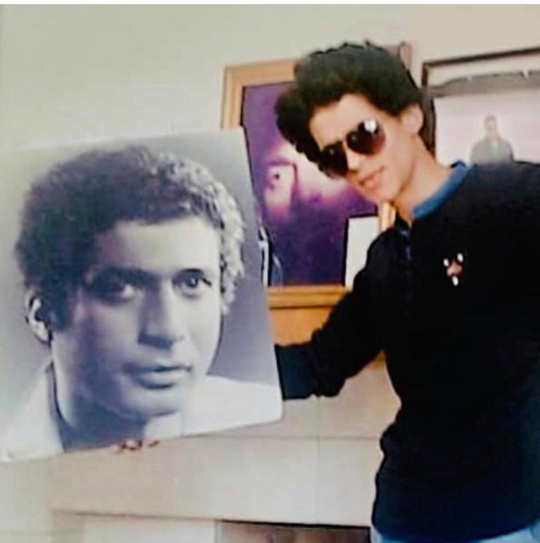 الفنان الراحل هيثم زكي وخطيبته إنجي سلامة