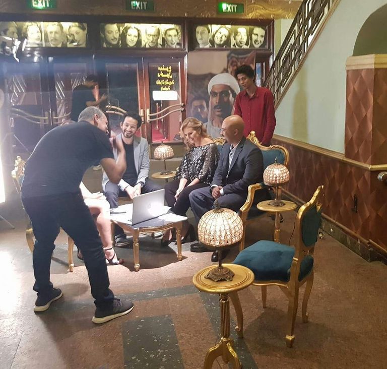 الفنان الراحل هيثم زكي وخطيبته إنجي سلامة