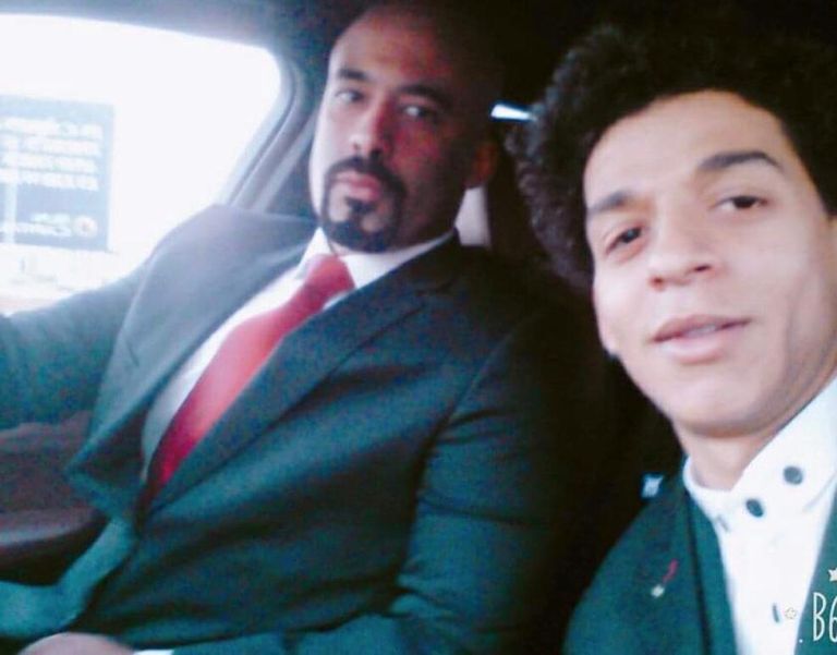 الفنان الراحل هيثم زكي وخطيبته إنجي سلامة