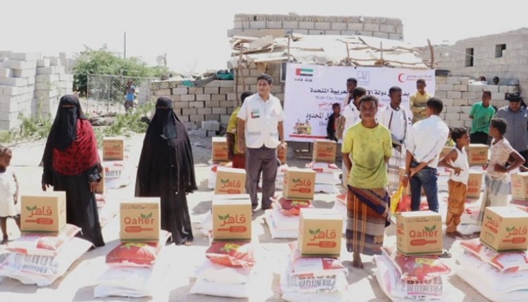الإمارات تغيث أهالي شبوة بمساعدات غذائية - أرشيفية