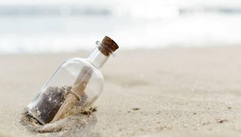 عثر على الزجاجة في أحد شواطئ جنوب فرنسا