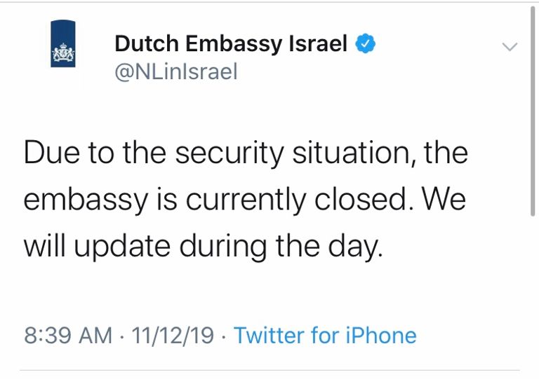 شوارع مدينة تل أبيب شبه خالية