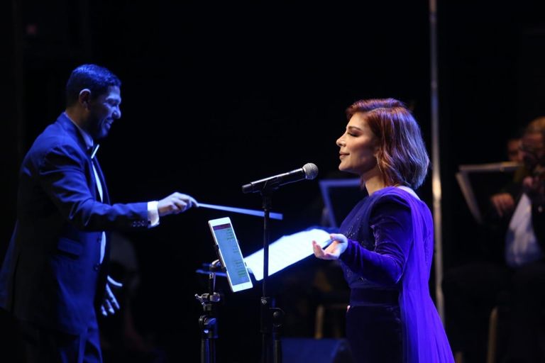 أصالة في ختام مهرجان الموسيقى العربية بمصر