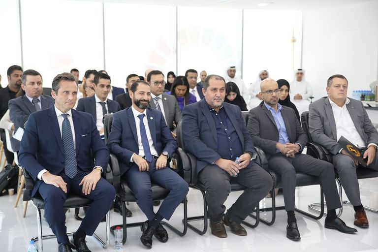 جانب من المؤتمر الصحفي لـ"مواصفات" الإماراتية لإطلاق الحملة