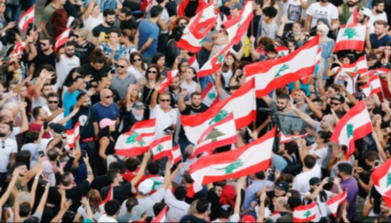 جانب من الاحتجاجات في لبنان - أرشيفية