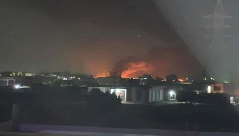 حريق اشتعل في خط غاز شمالي مصر