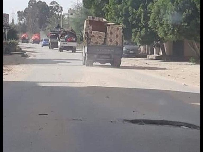 المليشيات تجبر المواطنين على النزوح ضباط الجيش الليبي أثناء التخطيط لعمليات بالعاصمة طرابلس