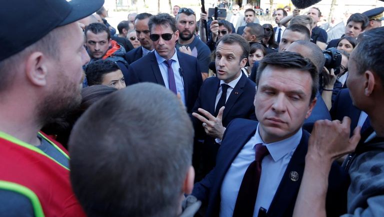 الرئيس الفرنسي إيمانويل ماكرون