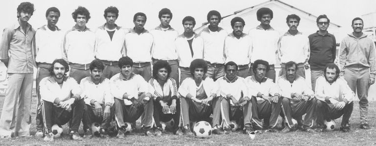 شحتة مع فريق أهلي دبي في السبعينيات