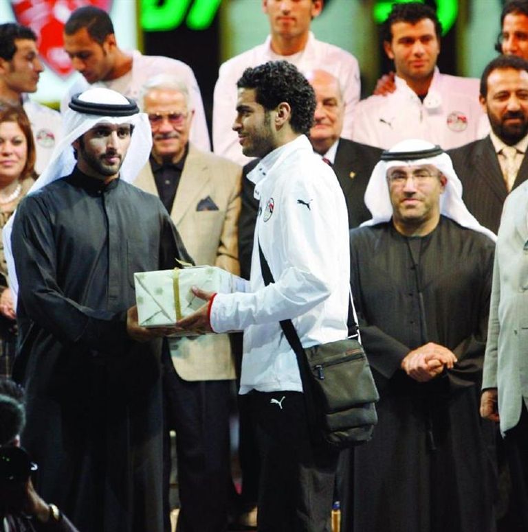 تكريم منتخب مصر في الإمارات