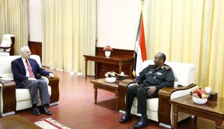 لقاء البرهان بالمبعوث الأمريكي الخاص إلى السودان - سونا