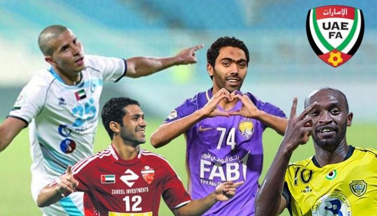 نجوم الكرة المصرية في الملاعب الإماراتية