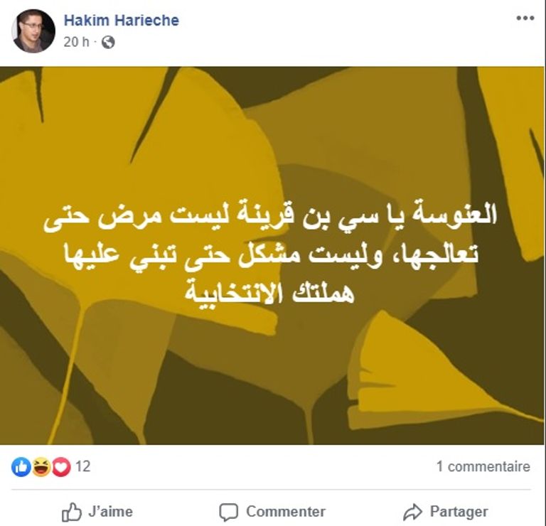 ردود فعل الجزائريين على وعود المرشح الإخواني الانتخابية المرشح الإخواني عبدالقادر بن قرينة - أرشيفية