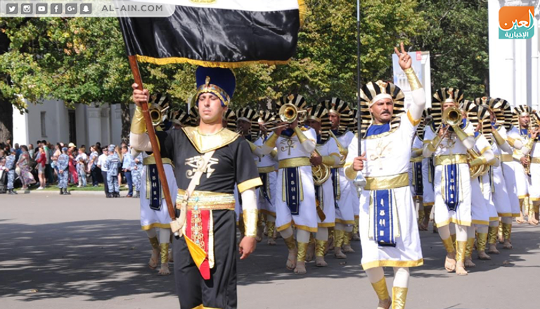 جانب من مشاركات الموسيقات العسكرية المصرية جانب من مشاركات الموسيقات العسكرية المصرية