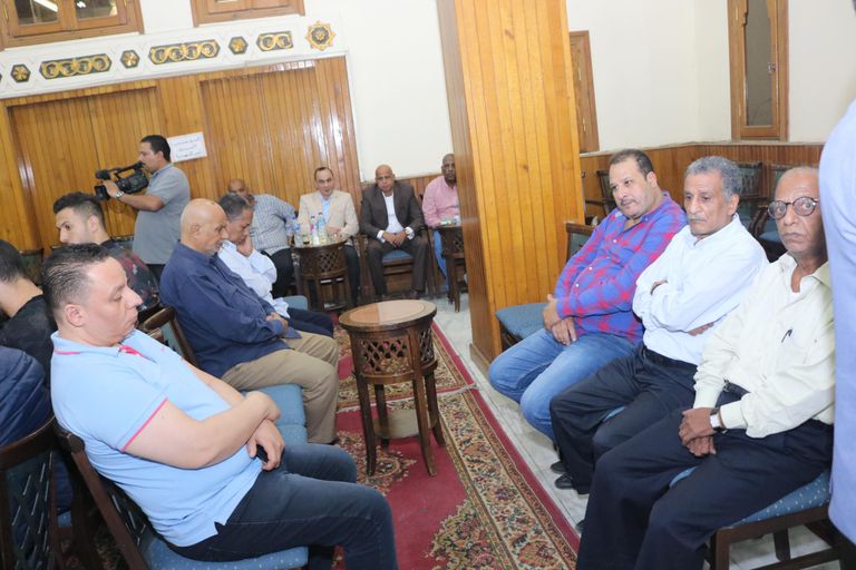 جانب من عزاء اللاعب علاء علي