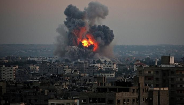 تواصل القصف الإسرائيلي على قطاع غزة - أرشيفية