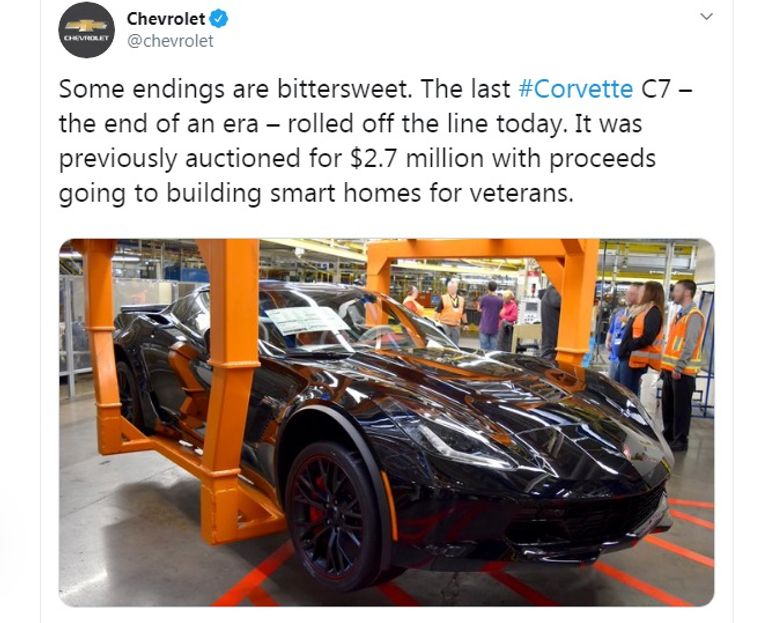 النسخة الأخيرة من كورفيت "فرونت-إنجن"