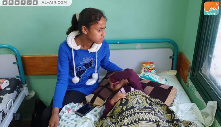 جانب من حطام المنزل