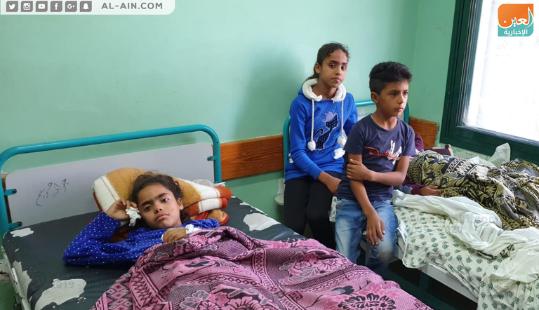 جانب من حطام المنزل