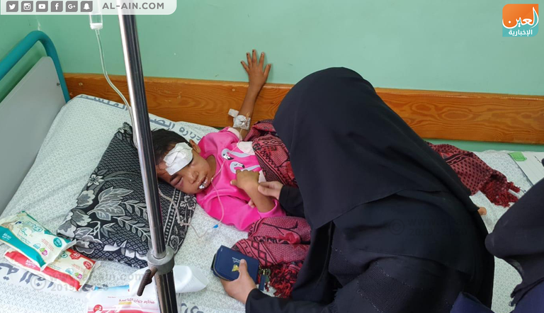 جانب من حطام المنزل