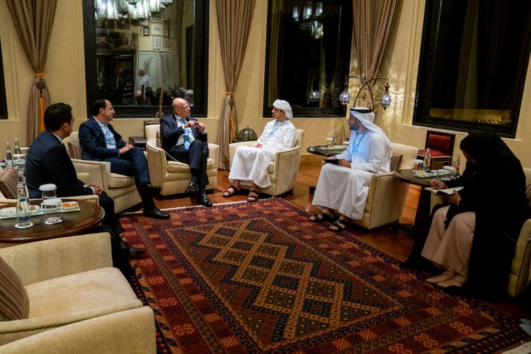 الإمارات وقبرص واليونان تبحث تعزيز التعاون المشترك