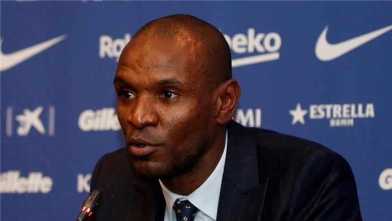 إيريك أبيدال المدير الرياضي لنادي برشلونة الإسباني إرنستو فالفيردي