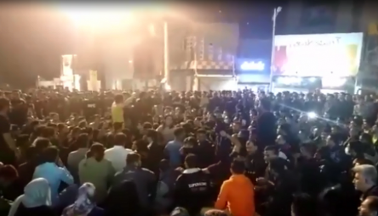 اندلاع الاحتجاجات الشعبية في إيران
